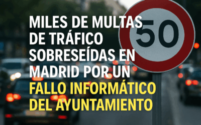 Miles de multas sobreseídas en Madrid por un fallo informático que dejó sin tramitar recursos legales